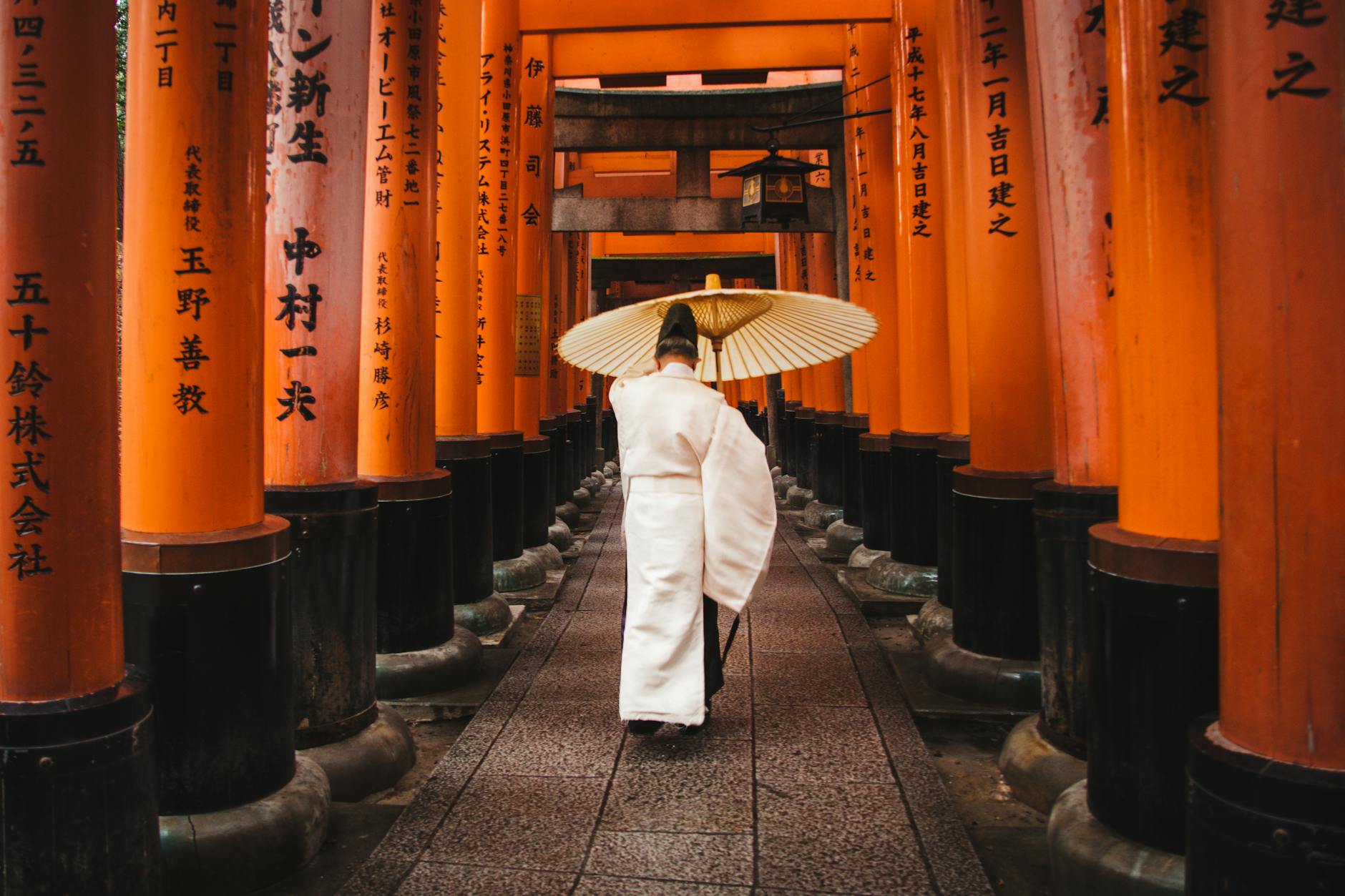 man holding an umbrella